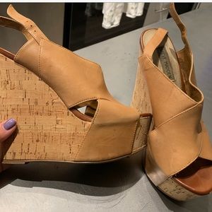 Steve Madden Cork Screw Wedges